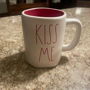 Rae Dunn Kiss Me Ceramic Mug